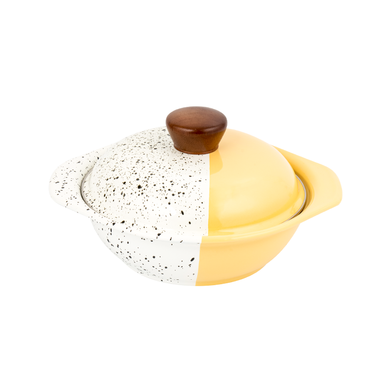 Zománc V alakú edény