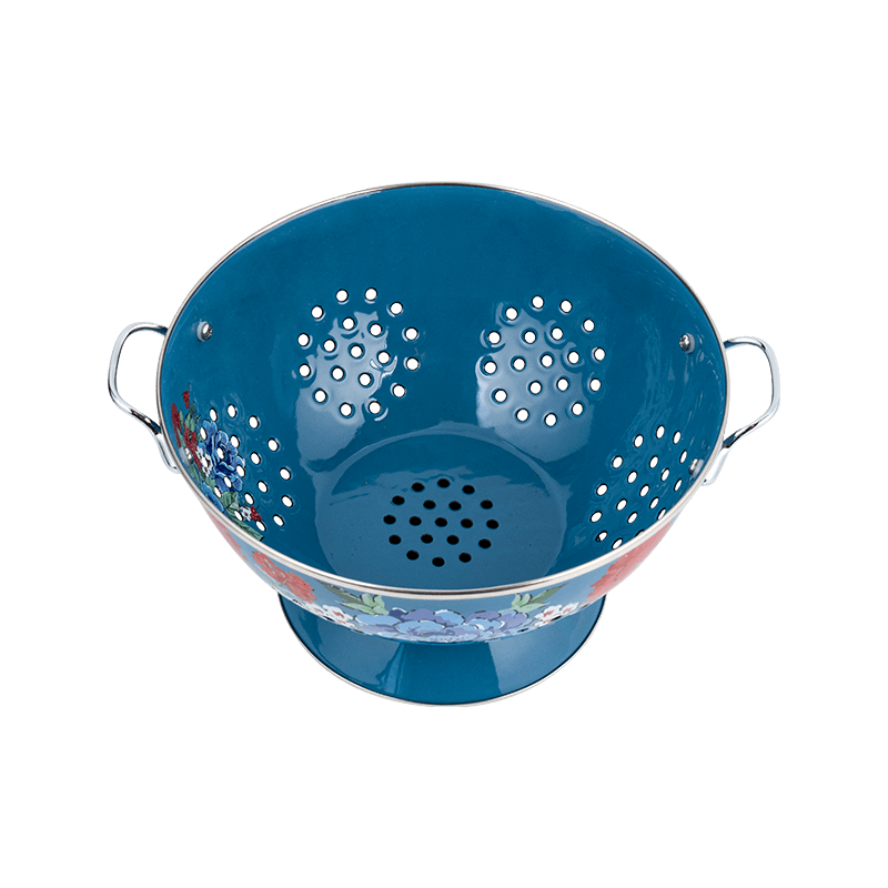 Vintage zománc gyümölcskosár