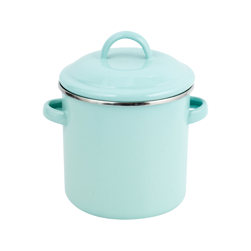 Zománc miniolaj edény