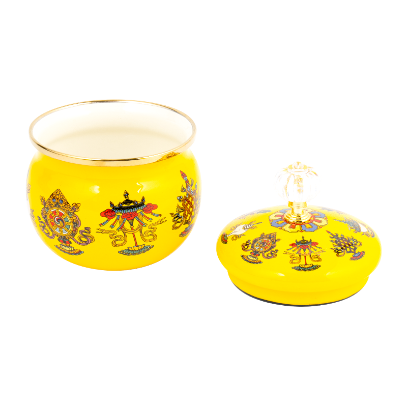 9 cm -es zománccukor edény