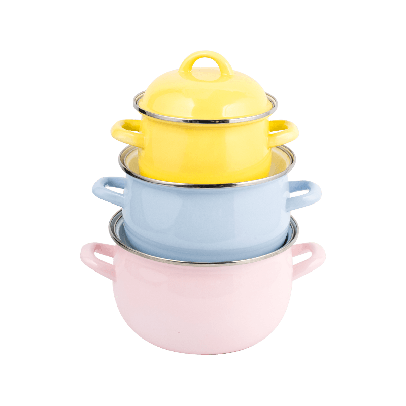 806d-5 rozsdamentes acél kerek peremkészlet fősegítő zománc edény 806d-5 rozsdamentes acél kerek peremkészlet fősegítő zománc edény