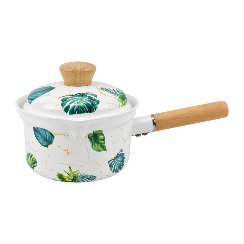 151dc Rimmed kiömlés-rezisztens egyfogú edény