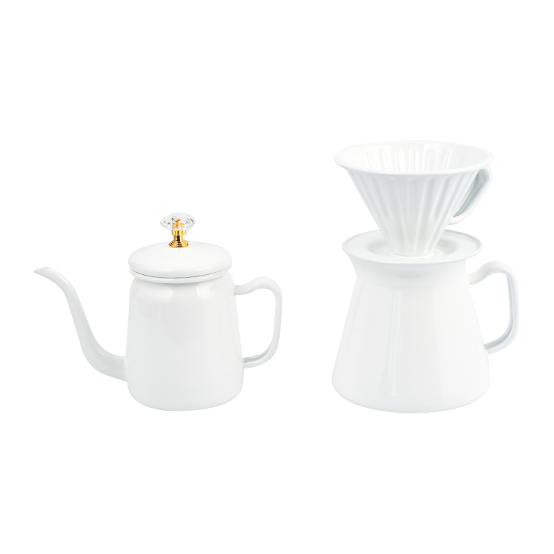 Zománc kávéfőző készlet Zománc kávéfőző készlet